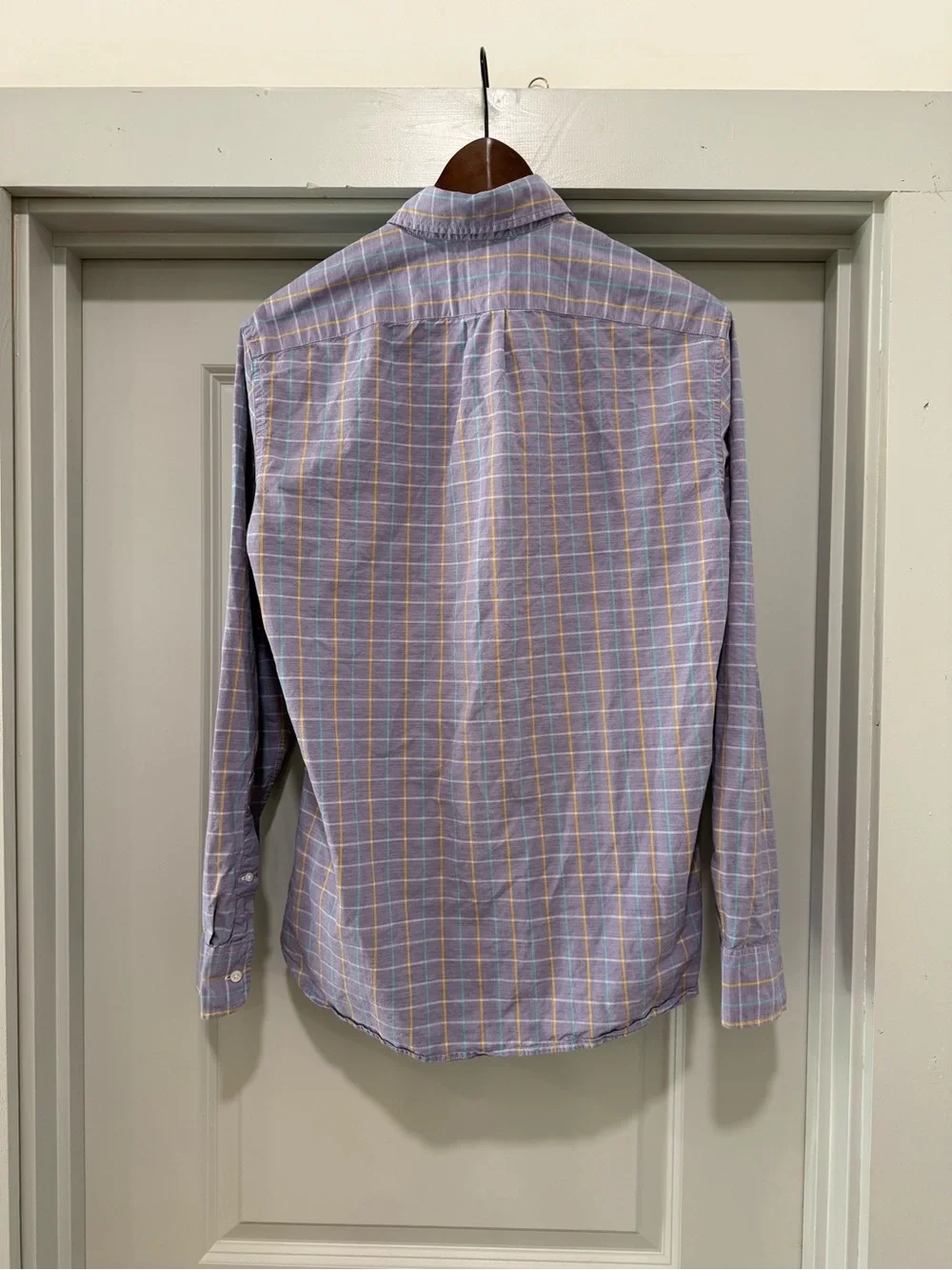 Men's jcrew Purple Plaid Button-Down Shirt